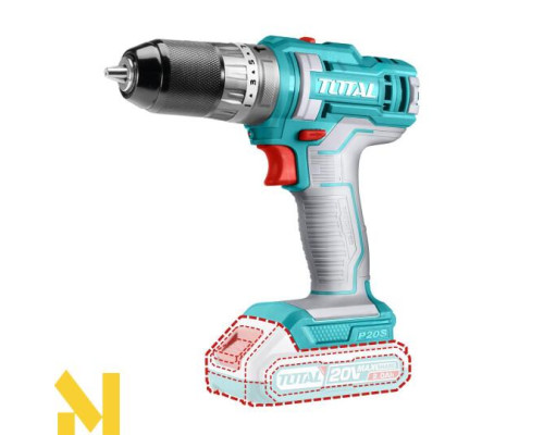 Дриль-шуруповерт ударний акумуляторний TOTAL TIDLI201455 (без АКБ та ЗП)