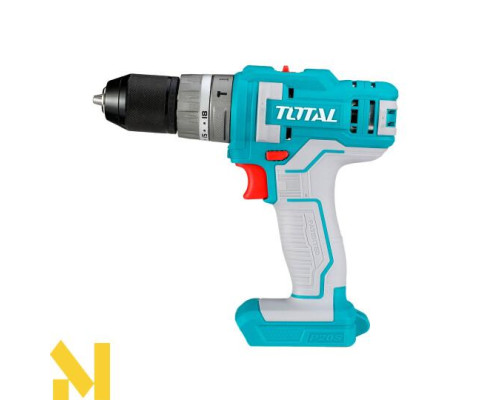 Дриль-шуруповерт ударний акумуляторний TOTAL TIDLI201455 (без АКБ та ЗП)
