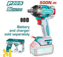 Гайковерт ударний акумуляторний TOTAL TIWLI20501 (без АКБ та ЗП)