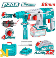 Перфоратор акумуляторний TOTAL TRHLI202289