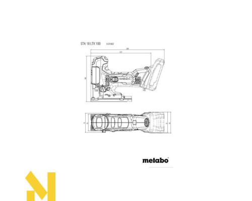 Лобзик акумуляторний Metabo STA 18 LTX 100 + 4.0 Аг