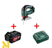 Лобзик акумуляторний Metabo STAB 18 LTX 100 Li-Power + 4.0 Ач