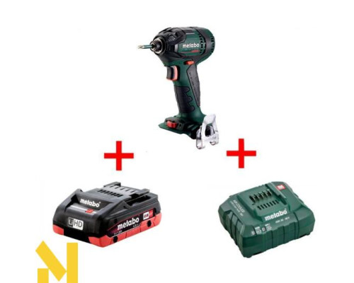 Гвинтоверт акумуляторний Metabo SSD 18 LTX 200 BL (1x LiHD 4.0 Ah, ASC 55)