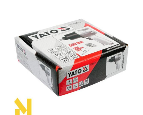 Гайковерт пневматичний Yato YT-09511