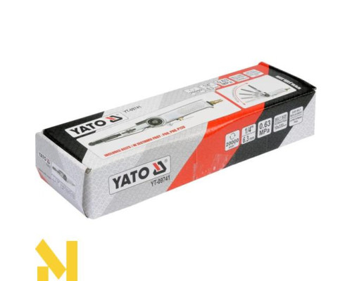 Шліфмашина стрічкова пневматична Yato YT-09741