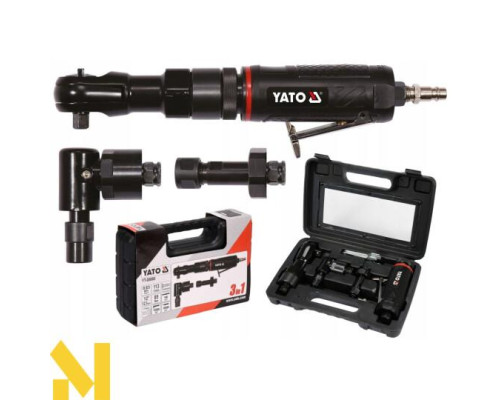 Набір з гайковертом пневматичним 3-в-1 Yato YT-09860