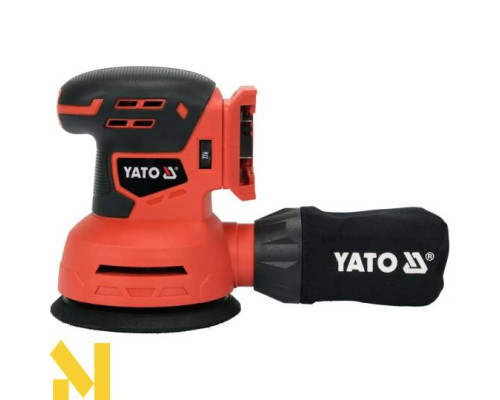 Шліфмашина ексцентрикова акумуляторна Yato YT-82753 (без АКБ та ЗП)