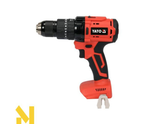 Дриль-шуруповерт акумуляторний з безщітковим двигуном YATO YT-82792 (без АКБ та ЗП)