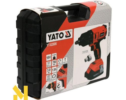 Гайковерт акумуляторний Yato YT-82806
