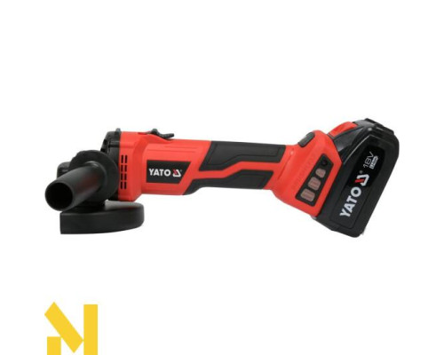Болгарка (кутова шліфмашина) акумуляторна YATO YT-828295