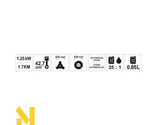 Мотокоса YATO YT-85003