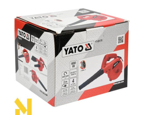 Пилосос-повітродувка садова електрична Yato YT-85170