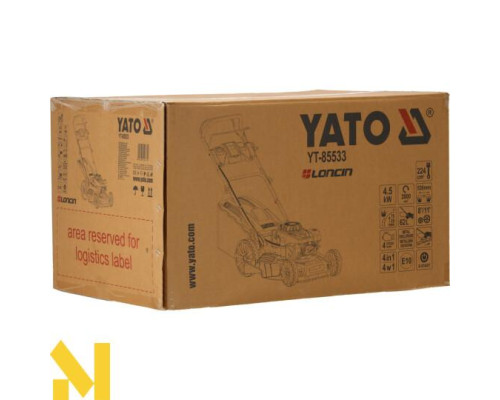 Газонокосарка бензинова Yato YT-85533