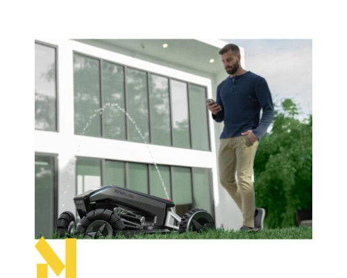 Газонокосарка-робот EcoFlow Blade з комплектом для підмітання газону (ZMH100-B-EU-V20/ZMH100LY-B)