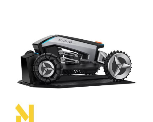Газонокосарка-робот EcoFlow Blade з комплектом для підмітання газону (ZMH100-B-EU-V20/ZMH100LY-B)