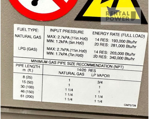 Генератор газовий SDMO RESA 20 TEC (17кВт)