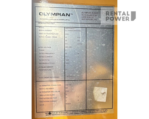Генератор дизельний OLYMPIAN GEP 44 (32 кВт)
