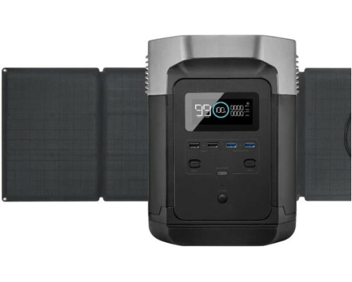 Набір EcoFlow Delta (1260 Вт·год / 1800 Вт) + three 110W Solar Panels Bundle