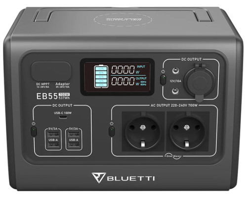 Зарядна станція Bluetti PowerOak EB55 (537 Вт·год / 700 Вт)