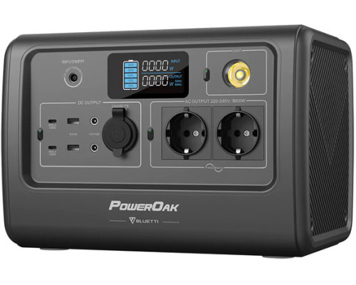 Зарядна станція Bluetti PowerOak EB70 (716 Вт·год / 1000 Вт)