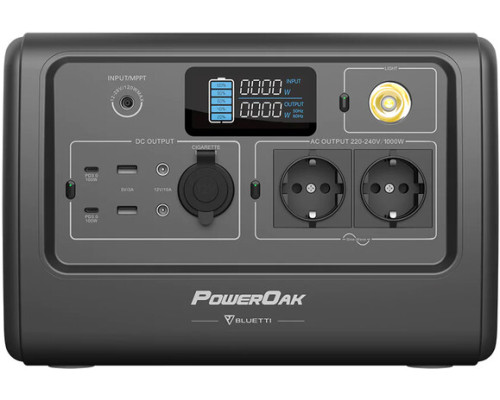 Зарядна станція Bluetti PowerOak EB70 (716 Вт·год / 1000 Вт)