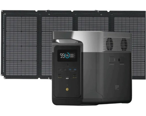Набір EcoFlow Delta Max 1600 (1612 Вт·год / 2000 Вт) + two 220W Solar Panel