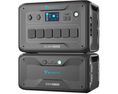 Зарядна станція Bluetti AC300+B300 (3072 Вт·год / 3000 Вт)