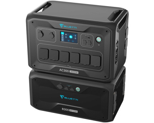 Зарядна станція Bluetti AC300+B300 (3072 Вт·год / 3000 Вт)