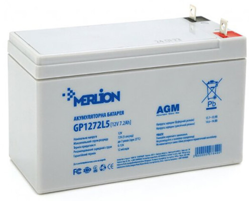 Акумуляторна батарея Merlion AGM GP1272L5 (27849)
