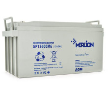 Акумуляторна батарея Merlion AGM GP12600M6 (6018)