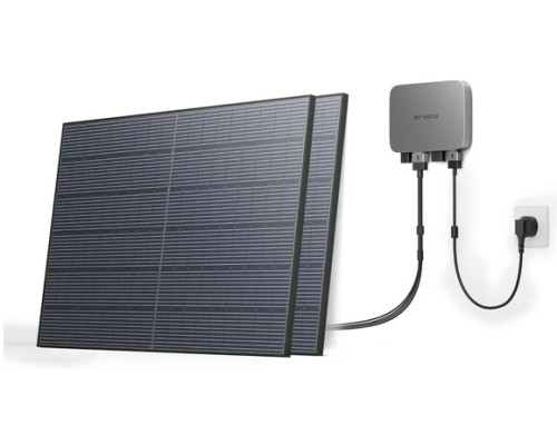 Комплект EcoFlow PowerStream 600 W + сонячні панелі 2х400