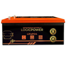 Автомобільний акумулятор Logicpower LiFePO4 BMS 1400 А, 25.6В, 160 Аг (24773)