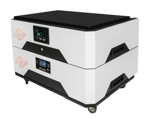 Система резервного живлення Logicpower LP Autonomic Ultra F5.0-12 kWh (12000 Вт·год / 5000 Вт), біло-чорна