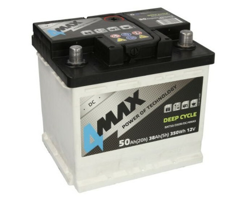 Тяговий акумулятор 4MAX BAT50/350R/DC, Deep Cycle