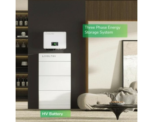 Гібридний інвертор Livoltek  All-in-One ESS 3-Phase 5кВт з АКБ 5кВт·год и BMS (3-Phase 5+5)