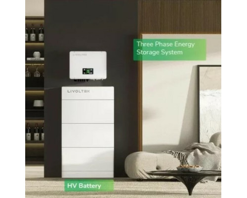 Гібридний інвертор Livoltek All-in-One ESS 3-Phase 30 кВт з АКБ 30 кВт·год та BMS + ADAPTER (3-Phase 30+30)