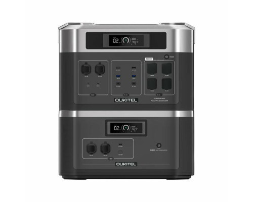 Зарядна станція з додатковою батареєю OUKITEL BP2000E+B2000E (4096 Вт·год / 2200 Вт)