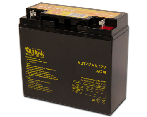 Акумулятор ALTEK ABT 18 Аг, 12В AGM (2115001)