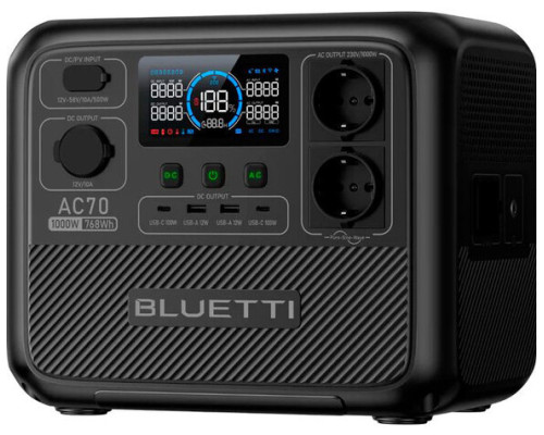 Купити зарядна станція Bluetti AC70 (768 Вт·год / 1000 Вт)