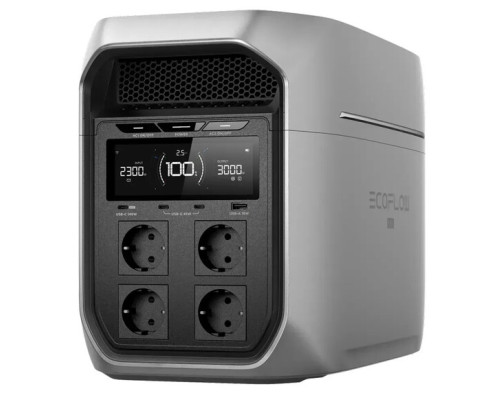 Купити зарядна станція EcoFlow DELTA 3 Max Plus (2048 Вт·год / 3000 Вт) (EFD3MP-EU-CBOX)