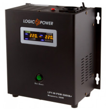Джерело безперебійного живлення Logicpower LPY- W - PSW-500VA + (350Вт) 5A/10A