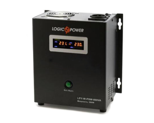 Джерело безперебійного живлення Logicpower LPY- W - PSW-800VA + (560Вт) 5A/15A
