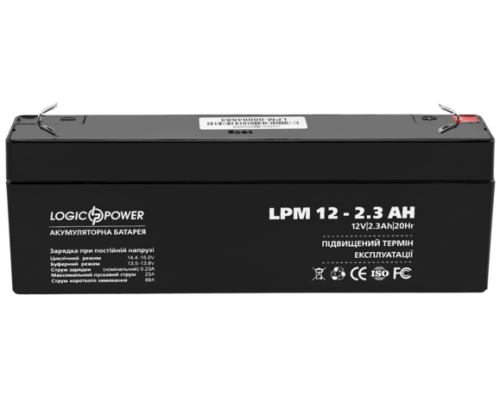 Акумулятор Logicpower AGM LPM 12 - 2.3 AH