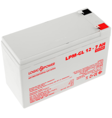 Акумулятор гелевий Logicpower LPM-GL 12 - 7 AH