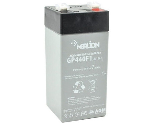 Акумуляторна батарея MERLION AGM GP44M1 (6241)