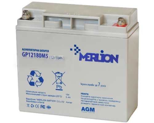 Акумуляторна батарея MERLION AGM GP1218M5 (6013)