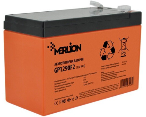 Акумуляторна батарея MERLION AGM GP1290F2 PREMIUM (2991)