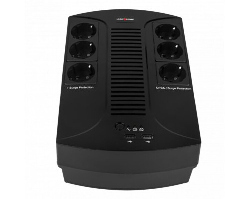 Лінійно-інтерактивне ДБЖ LogicPower LP 650VA-6PS