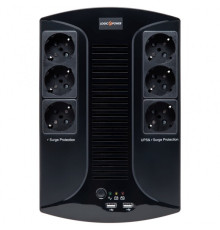 Лінійно-інтерактивне ДБЖ LogicPower LP 850VA-6PS (4325)