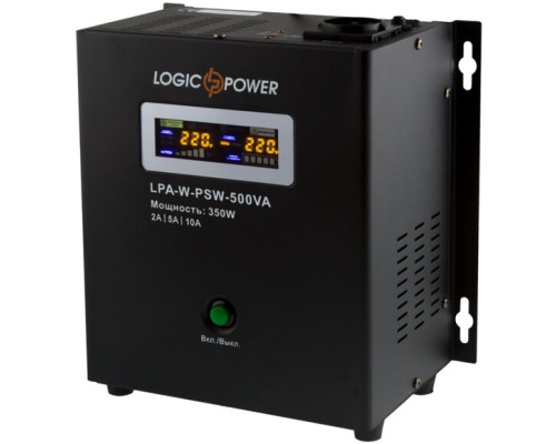 ДБЖ з правильною синусоїдою Logicpower LPA-W-PSW-500VA (350Вт)